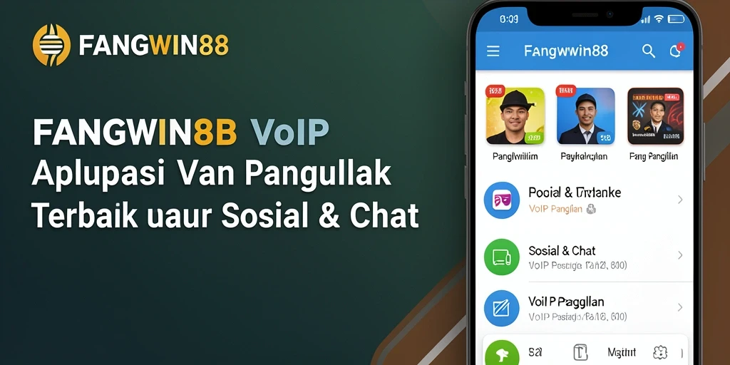 Antarmuka FANGWIN88 saat melakukan panggilan VoIP yang jelas dan mudah digunakan.