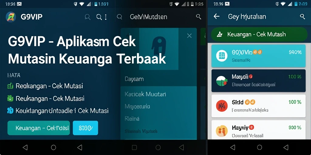 Tampilan antarmuka G9VIP yang sederhana dan informatif.