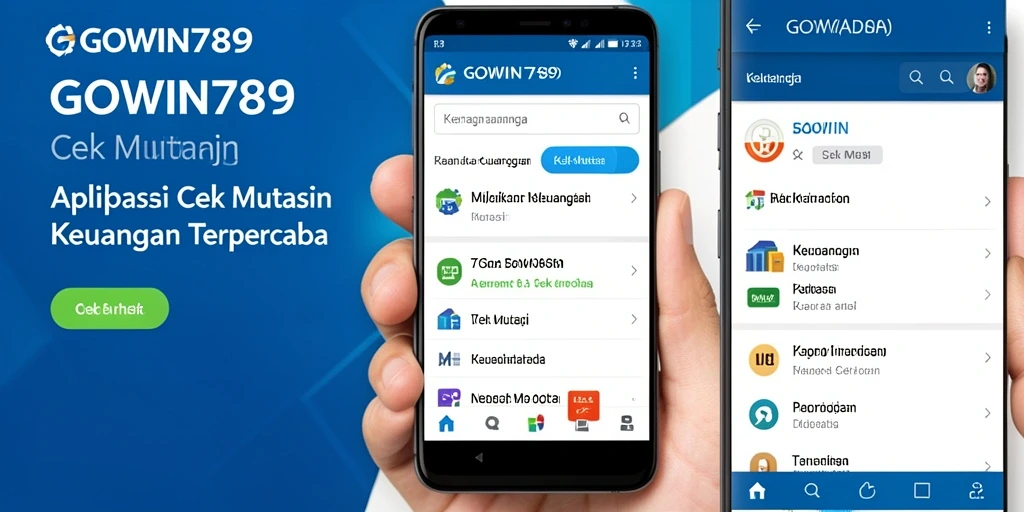 Antarmuka GOWIN789 menampilkan riwayat mutasi keuangan secara jelas.