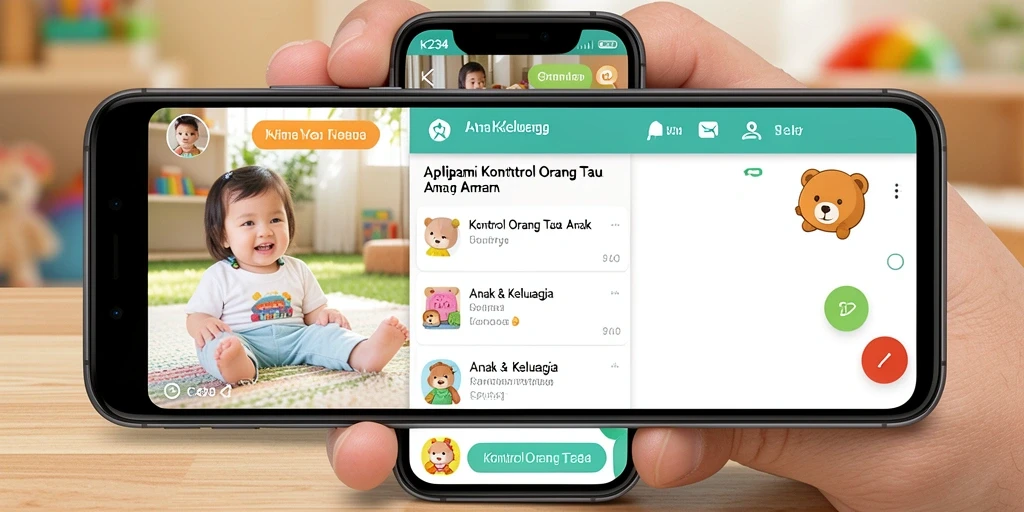 Antarmuka pengguna K234 untuk kontrol orang tua yang intuitif.