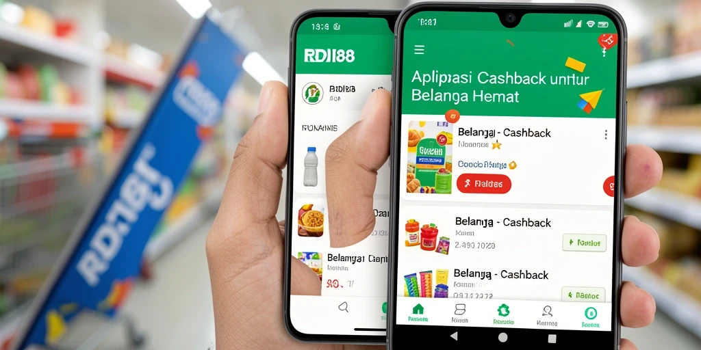 Tampilan antarmuka RDI88 yang menarik dan mudah digunakan untuk cashback.