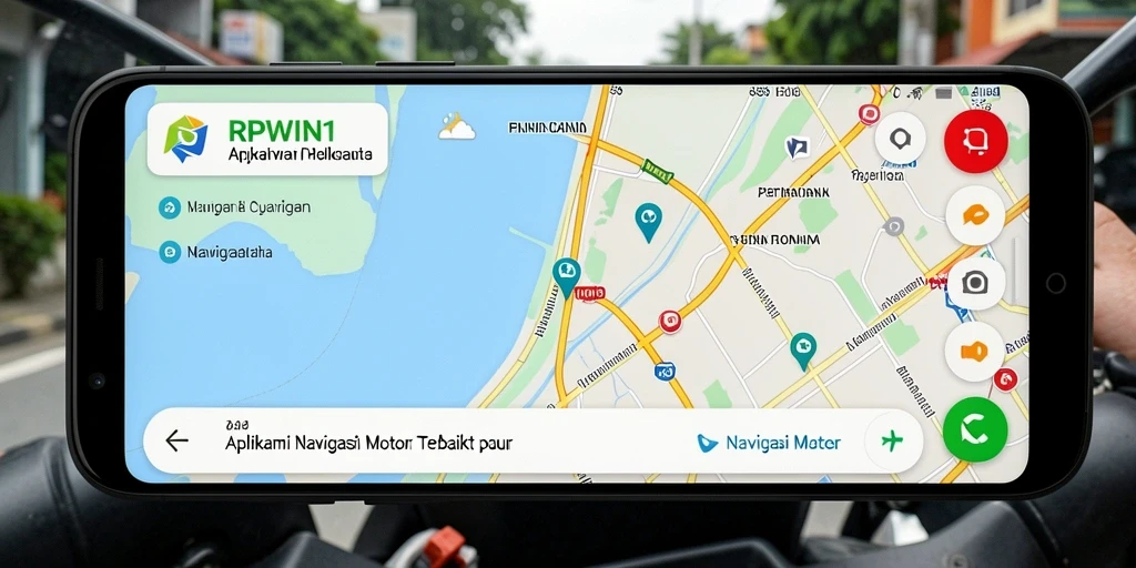 Antarmuka RPWIN1 menampilkan fitur Navigasi Motor yang lengkap dan informatif.