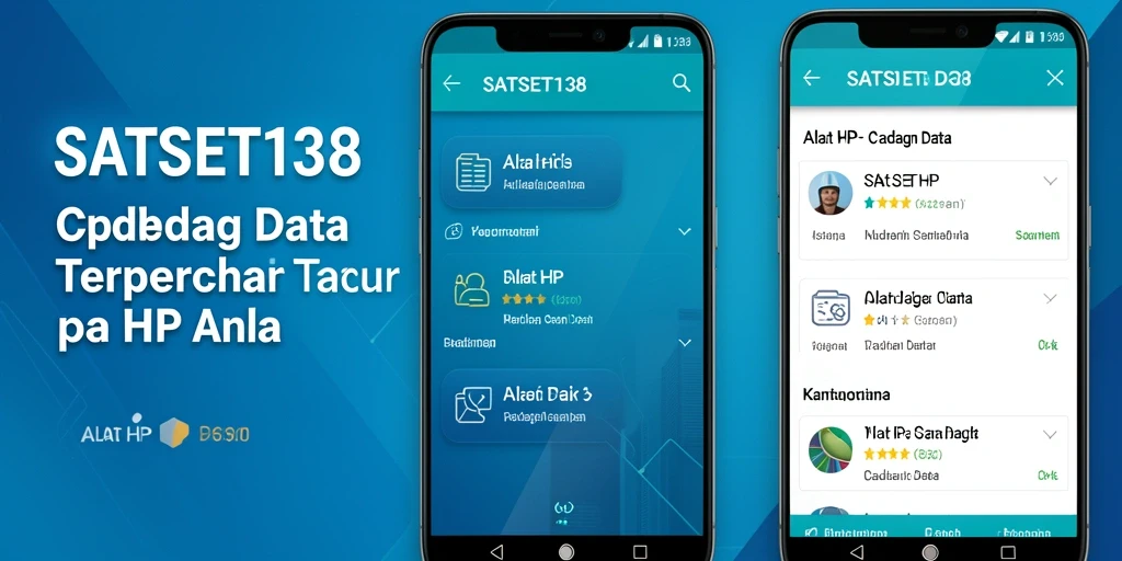 Tampilan antarmuka utama SATSET138 untuk cadangan data.