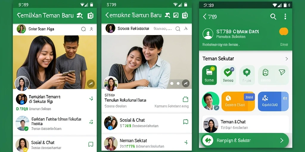 Tampilan antarmuka ST789 yang user-friendly dan interaktif.