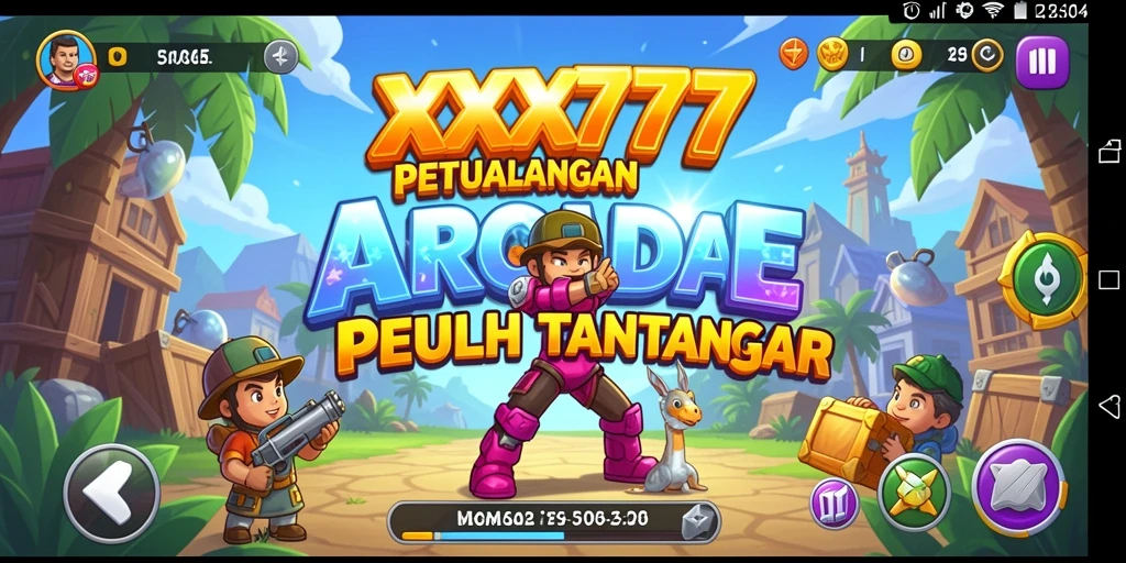 Tampilan antarmuka XXX777 yang menarik dan interaktif.